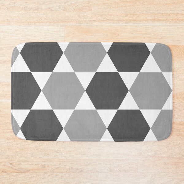 Item preview, Grey and White Hexagon Pattern designed and sold by SPF14.