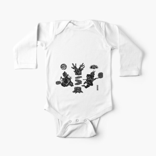 Love Letter teal Long Sleeve Baby One-Piece