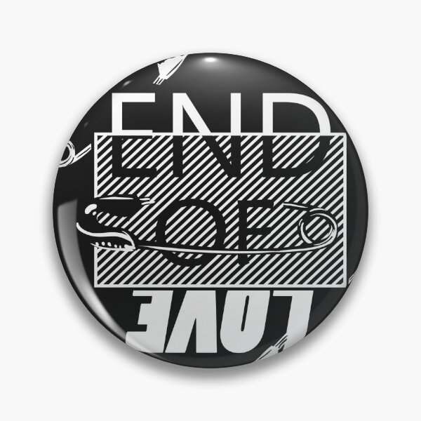 Item preview, End Love Graphic Slogan Black Background designed and sold by Peekonet.