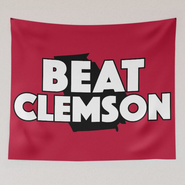 Artikelvorschau, Kopie von Beat Clemson | Georgien Fußball entworfen und verkauft von SLAG-Creative.