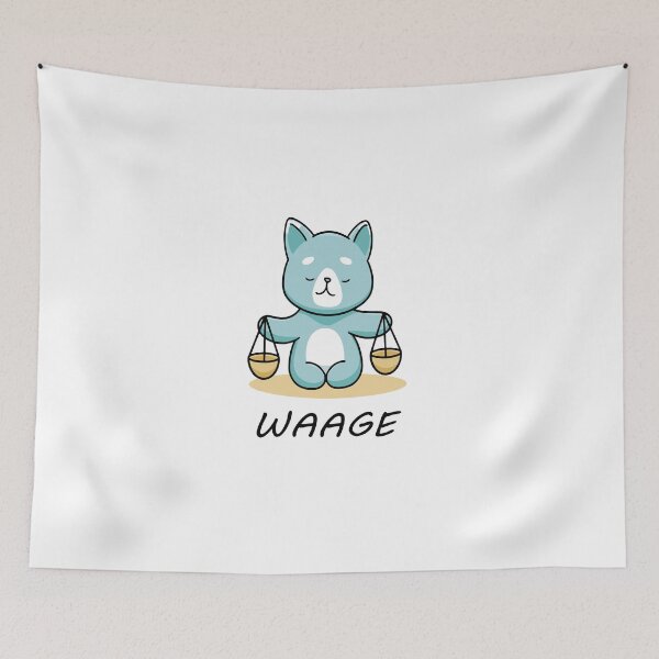 Item preview, Libra Zodiac Horoscope Astrology Cat Gift Idea designed and sold by Sash92.