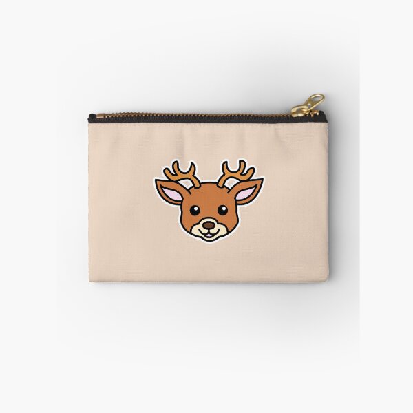 Item preview, Deer head cute cartoon drawing happy woodland forest animal designed and sold by happypapertime.