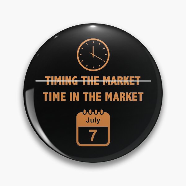 Item preview, Time in the market investment strategy compound growth design designed and sold by CreatedbyJR.