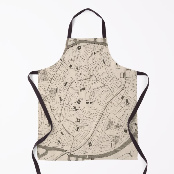 Item preview, Old Mechelen Belgium Map (1742) Vintage Malines City & Street Atlas designed and sold by BravuraMedia.