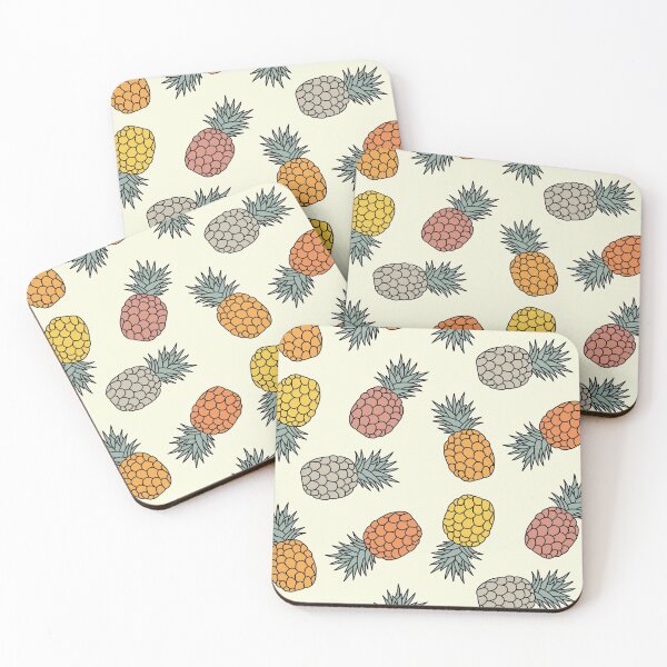 Item preview, Pineapple Fruit Pattern Sunset Colors designed and sold by ViewerEqualsPhoton.
