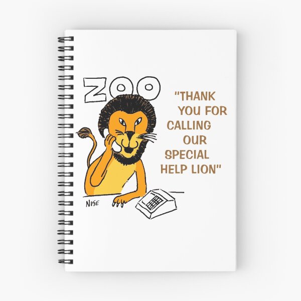Item preview, Special Help Lion at the Zoo designed and sold by NigelSutherland.