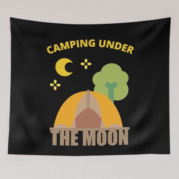 Item preview, Camping Under The Moon designed and sold by Avishy.