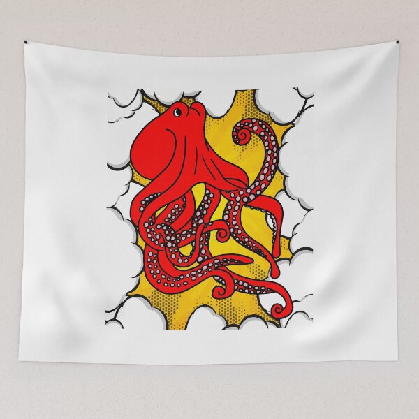 Item preview, Underwater Diver Octopus Squid designed and sold by flofin.