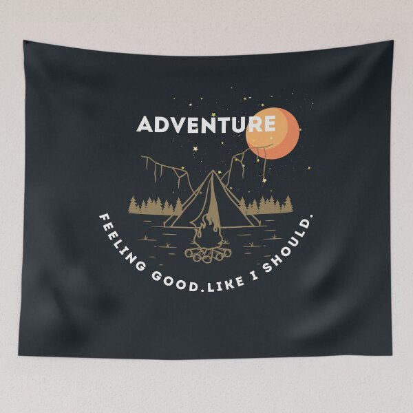 Item preview, Camping under the moon designed and sold by cinnamonbay.