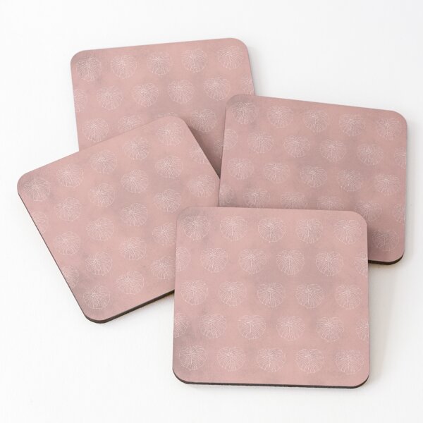 Item preview, Pink Monstera Leaves designed and sold by traveltheory.