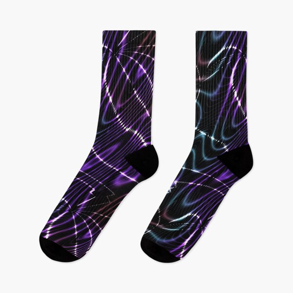 Item preview, Abstract Neon Lines and Electricity Swirls  designed and sold by Sybille-Yates.