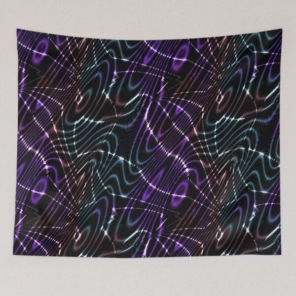 Item preview, Abstract Neon Lines and Electricity Swirls  designed and sold by Sybille-Yates.