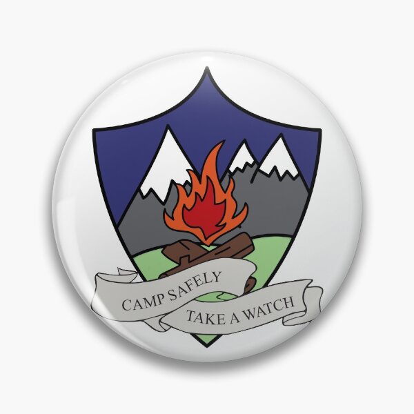 Item preview, Camp Safely - Take a Watch designed and sold by HexedPress.