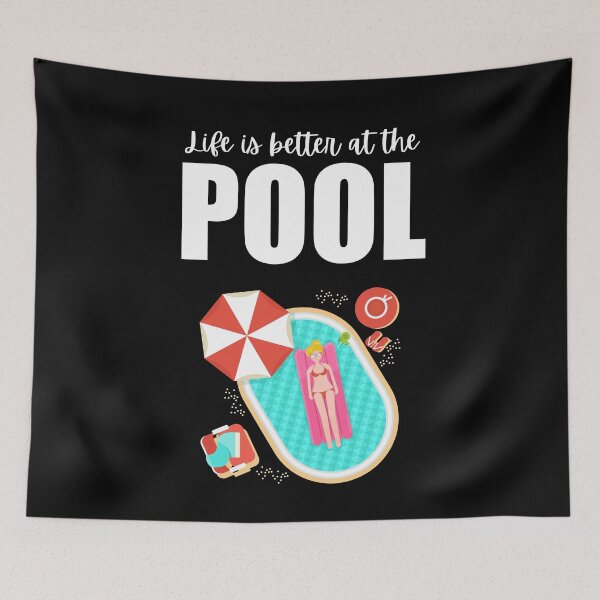 Item preview, Life Is Better At The Pool designed and sold by Avishy.