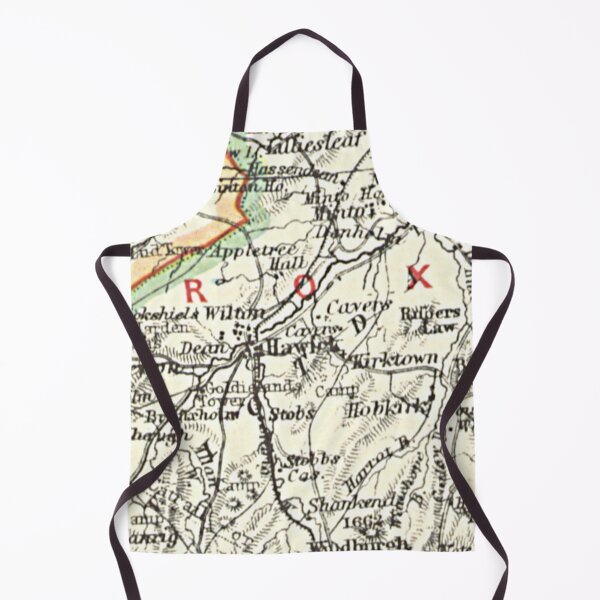 Item preview, HAWICK & surrounding area map 1899 designed and sold by yourscotland.