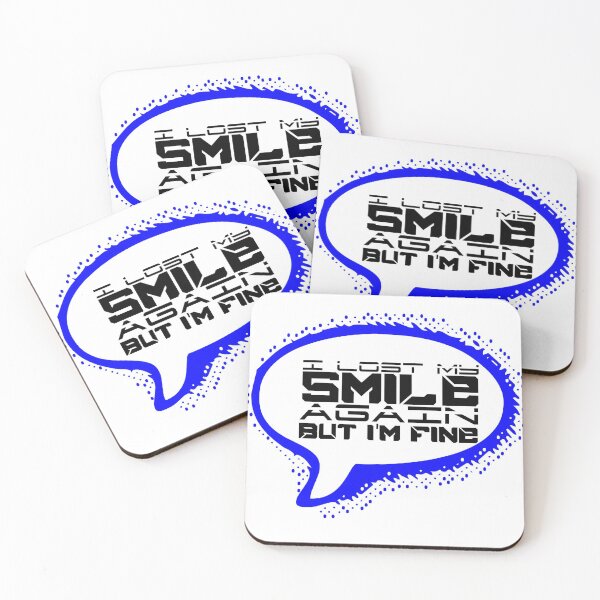 Item preview, I lost my smile  again but i'm fine. T-shirt  designed and sold by Frangi_Pane_ Magazine.