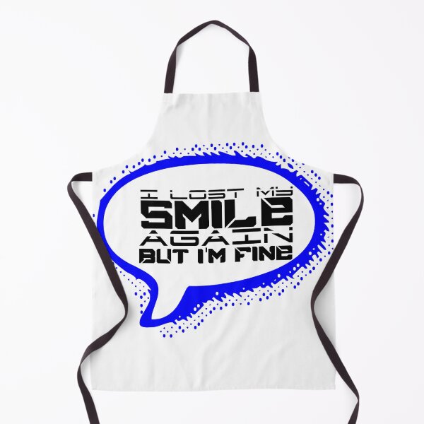 Item preview, I lost my smile again but i'm fine. T-shirt designed and sold by Frangi_Pane_ Magazine.