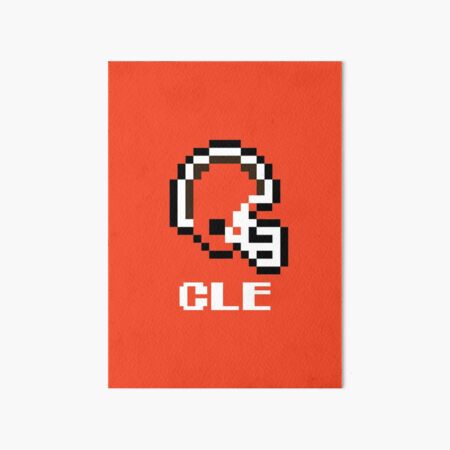 Baker Mayfield Cleveland Browns Pixel Art 5 Shower Curtain