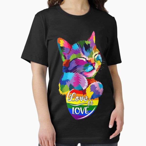 Item preview, Love Is Love Cat Colorful Pride Lgbt Funny Lgbt designed and sold by MillieConnor.