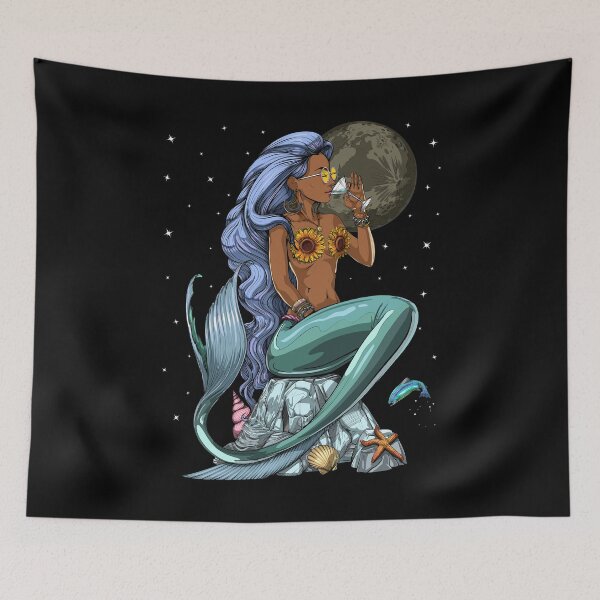 Item preview, Mermaid Yemaya Orisha Goddess designed and sold by underheaven.