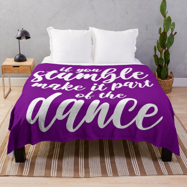 Item preview, If You Stumble Make It Part Of The Dance Inspiring Motivational Quote designed and sold by DesignHouse07.