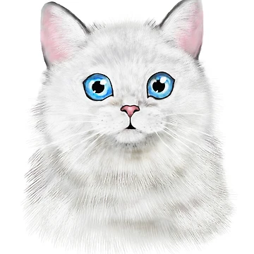 Artwork thumbnail, Cute Cat Sticker by PatternTale