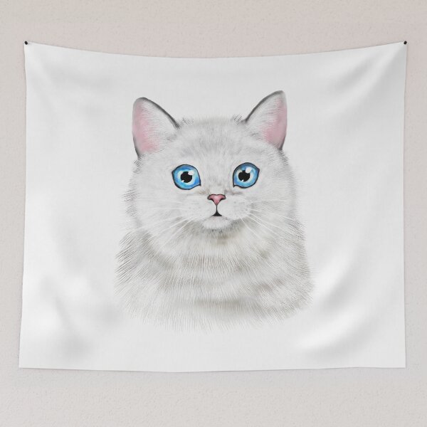 Item preview, Cute Cat Sticker designed and sold by PatternTale.