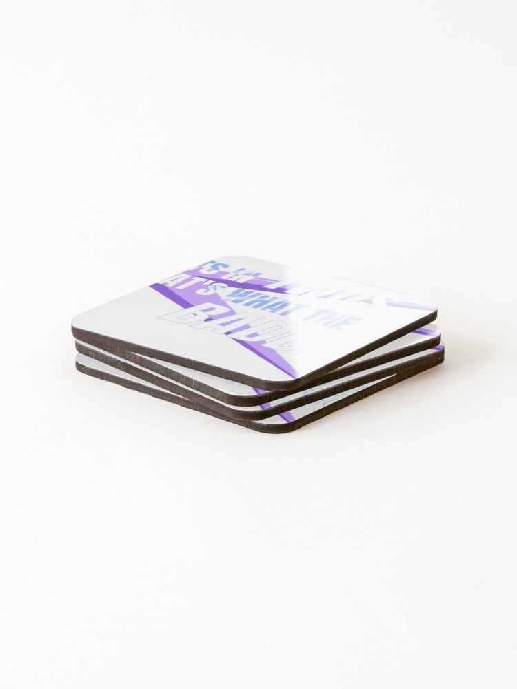 Thumbnail 4 of 5, Coasters (Set of 4), THE BADDEST designed and sold by RucusApollo.