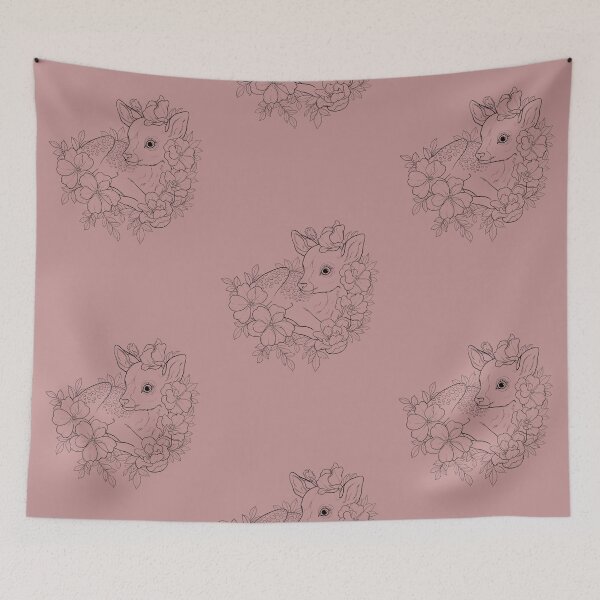 Item preview, Baby deer floral designed and sold by laurennouveau1.