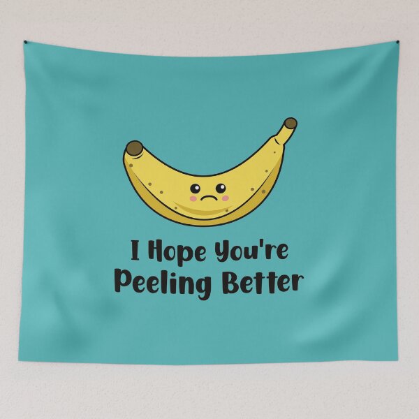 Item preview, Hope You're Peel-ing Better - Get Well Soon Banana designed and sold by keeleypost.