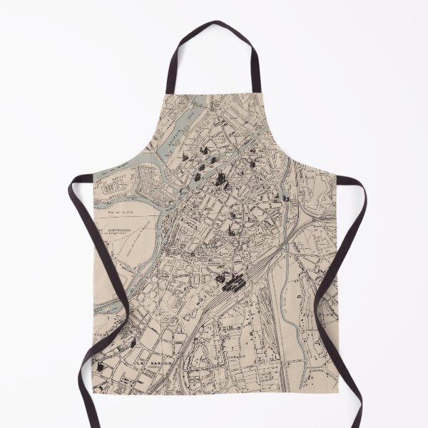 Item preview, Old Metz France Map (1943) Vintage French City & Street Atlas designed and sold by BravuraMedia.