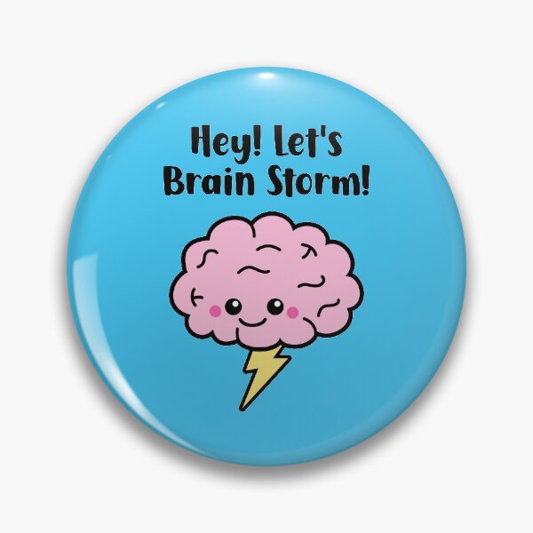 Item preview, Hey Let's Brain Storm - Funny Brain designed and sold by keeleypost.