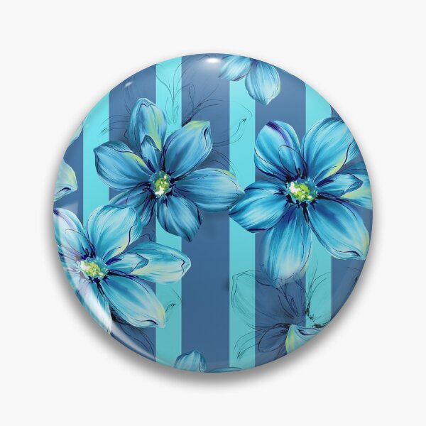 Item preview, Patrón floral en azul designed and sold by Oldbridge.