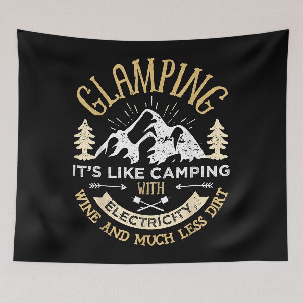 Item preview, Glamping Definition - Camping is my retirement plan designed and sold by begin-again.