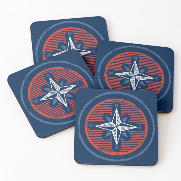 Item preview, Wind compass rose vintage patriotic  designed and sold by Zela.