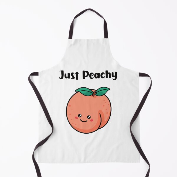 Item preview, Just Peachy - Funny Peach Fruit designed and sold by keeleypost.