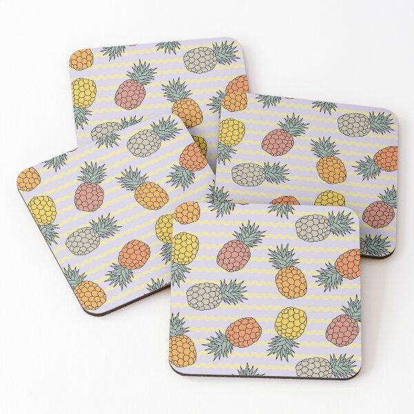 Item preview, Pineapple Fruit Pattern Sunset Colors designed and sold by ViewerEqualsPhoton.