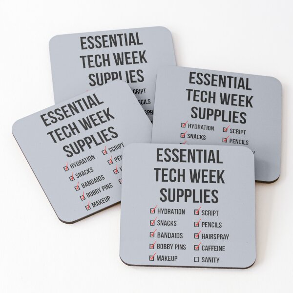Item preview, Essential Tech Week Supplies designed and sold by Theatre Thoughts.