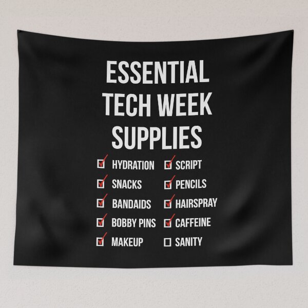 Item preview, Essential Tech Week Supplies designed and sold by Theatre Thoughts.