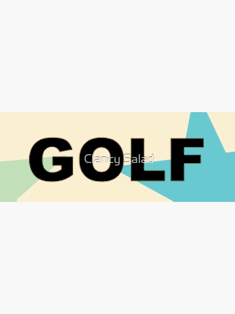 "GOLF WANG Box Logo Call Me if you get Lost" Sticker for Sale by