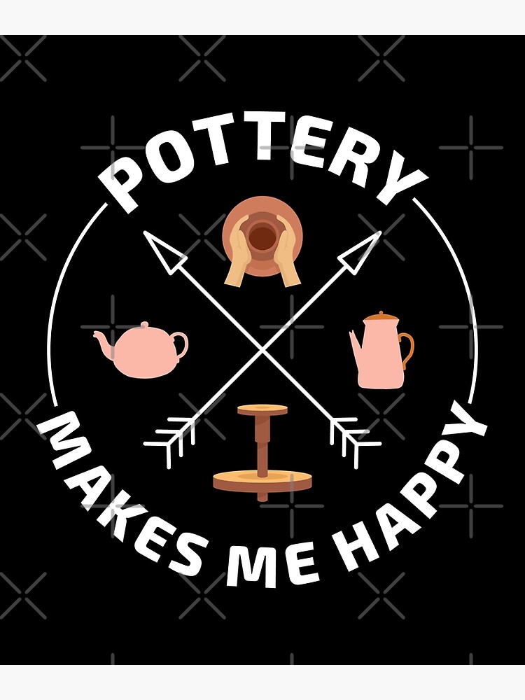 "Pottery Ceramics Artist Potter Kiln Funny Humour" Poster for Sale by
