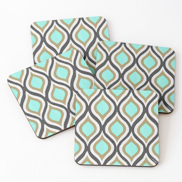 Item preview, Optical Waves – Mint & Neutral designed and sold by Cat Coquillette.