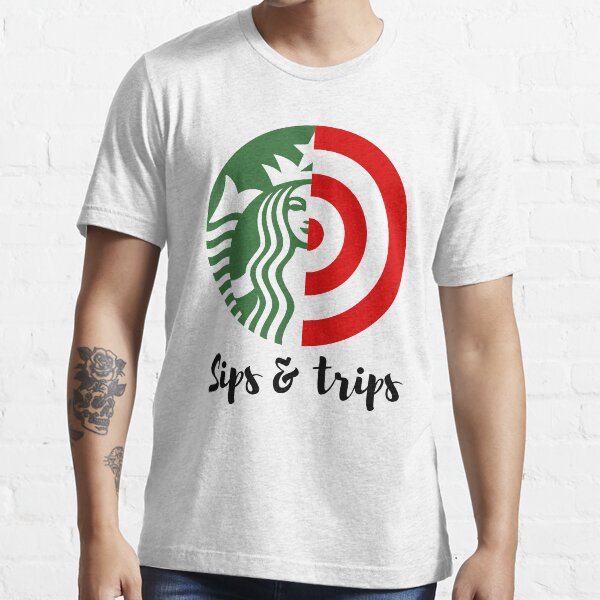 "Sips And Trips, Coffee, Travel, Funny. " Tshirt for Sale by YalosaDesign Redbubble sips