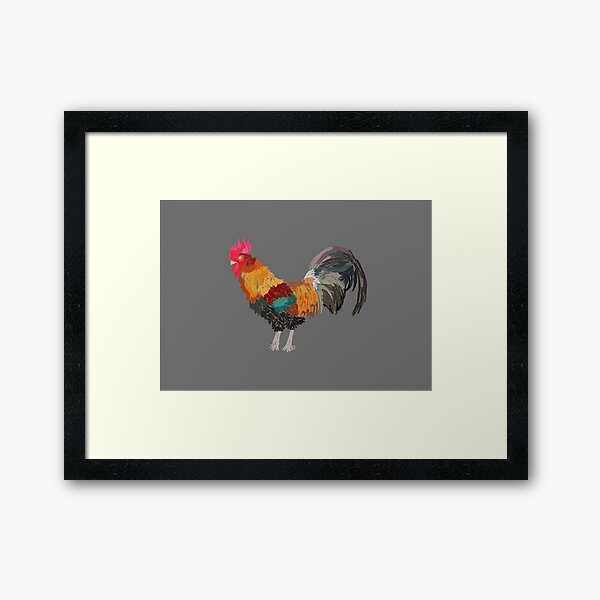Rooster Framed Art Print