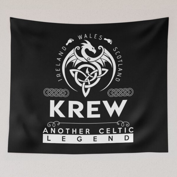 Item preview, Krew T-ShirtKrew Name T Shirt - Another Celtic Legend Krew Dragon Gift Item  designed and sold by TheKrewShop.