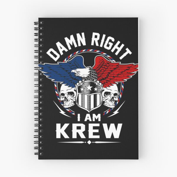 Item preview, Krew T-ShirtKrew Name T Shirt - Damn Right I Am Krew Gift Item Tee  designed and sold by TheKrewShop.