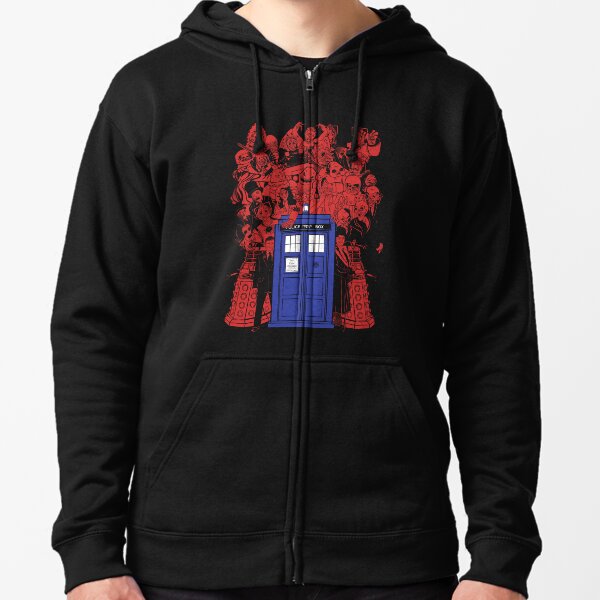 They Have The Phone Box... Zipped Hoodie