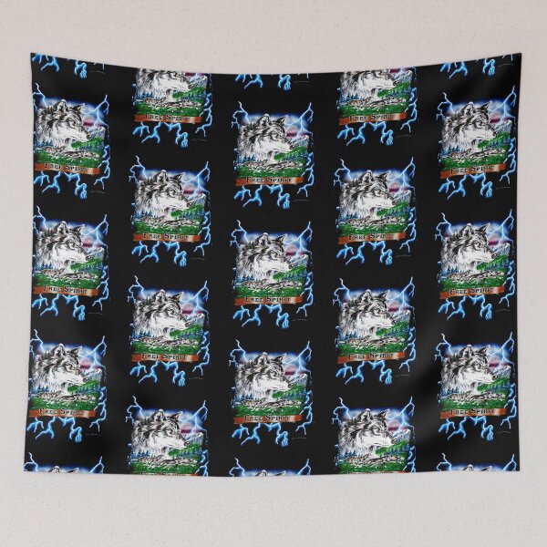Item preview, 90s Free Spirit Wolf Vintage American designed and sold by WildSunDesizgn.