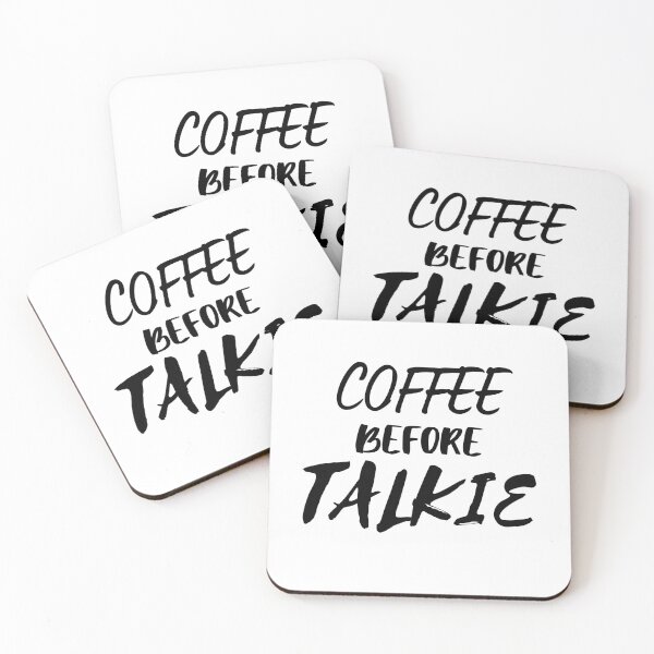 Item preview, Coffee Before Talkie designed and sold by AceKarDesigns.