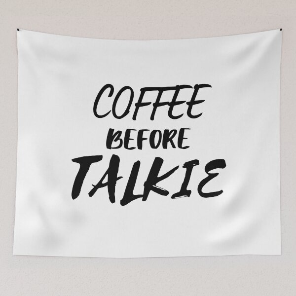Item preview, Coffee Before Talkie designed and sold by AceKarDesigns.